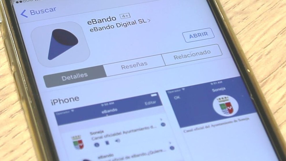 La nova aplicació per traslladar la informació local.