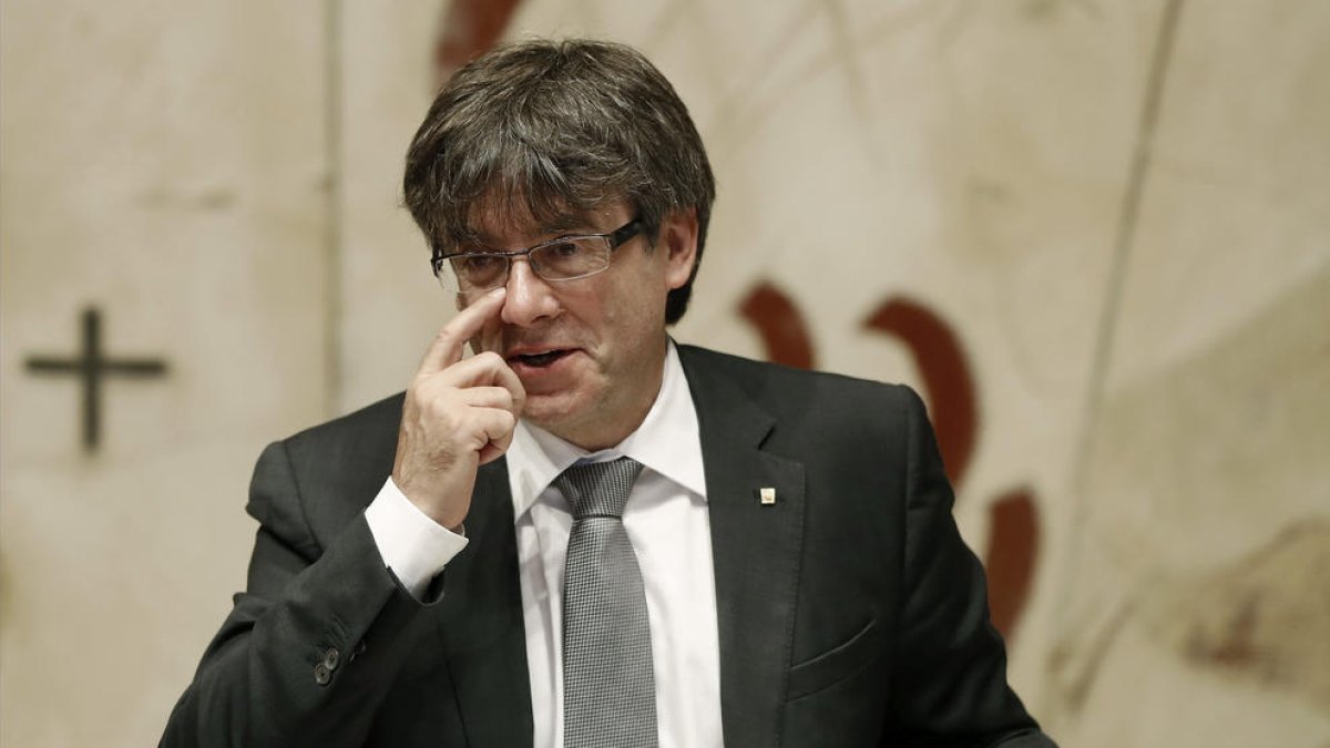 Imatge d’arxiu del president de la Generalitat, Carles Puigdemont.
