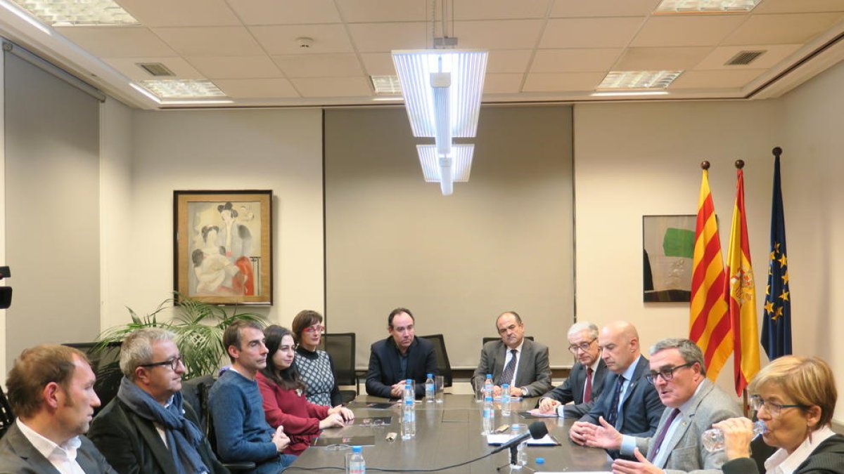 L’alcalde, Àngel Ros, va presentar ahir al Centre Blanquerna de Madrid el patrimoni cultural de Lleida.