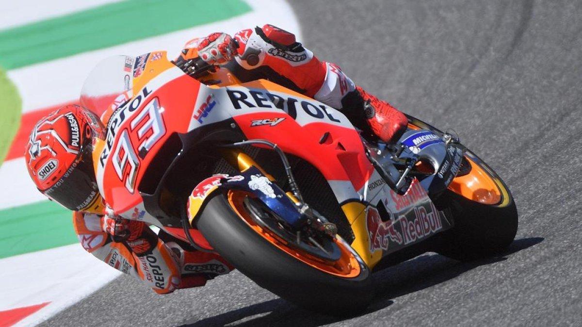 Márquez aconsegueix el millor temps en tot just quatre voltes