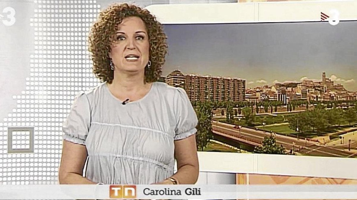 Carolina Gili en el último TN Lleida.