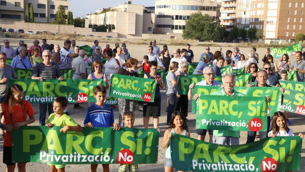 Manifestación de la plataforma vecinal el pasado 27 de junio.