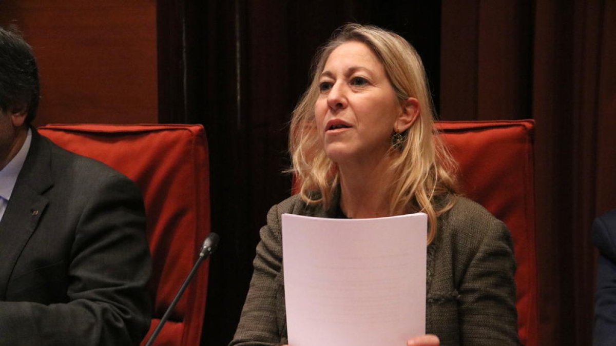 La consellera de Presidencia y portavoz del Govern, Neus Munté.