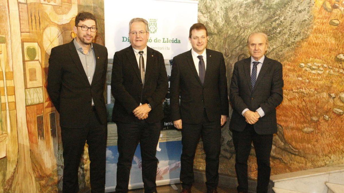 Joan Segura, Joan Ubach, Gerard Figueras i Antoni Fo.