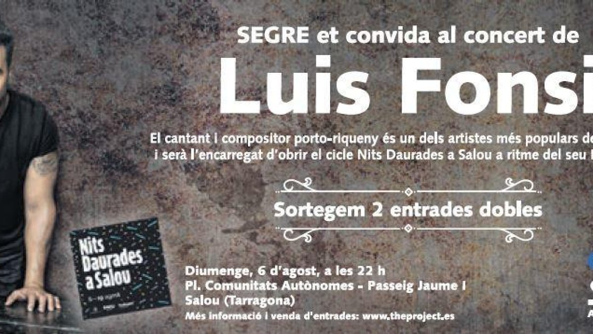 SEGRE et convida al concert de Luis Fonsi