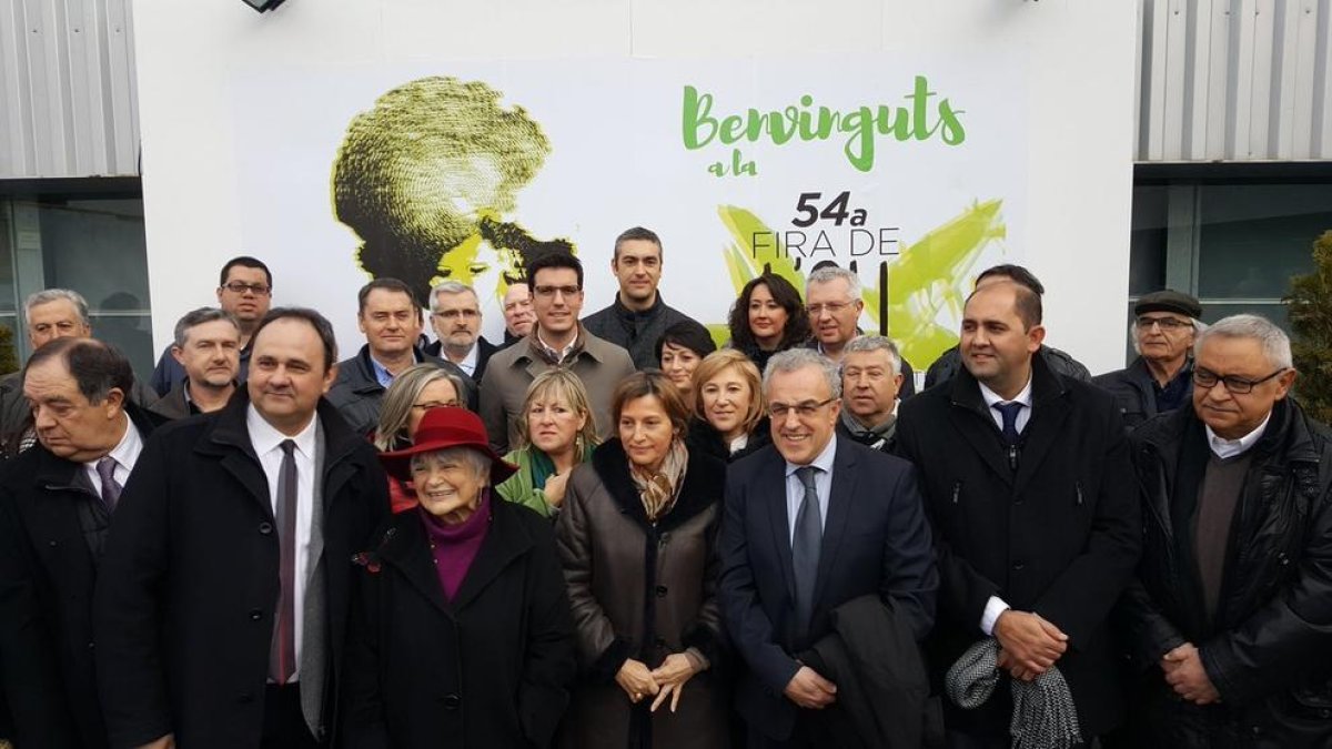 Forcadell dóna el tret de sortida a la 54a Fira de l'Oli de Les Borges