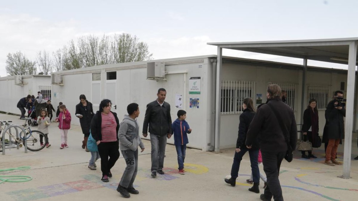 La escuela Pinyana está en módulos desde su creación.