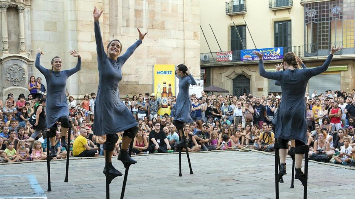 ‘Mulïer’, de la compañía valenciana Maduixa Teatre, el pasado septiembre en FiraTàrrega.