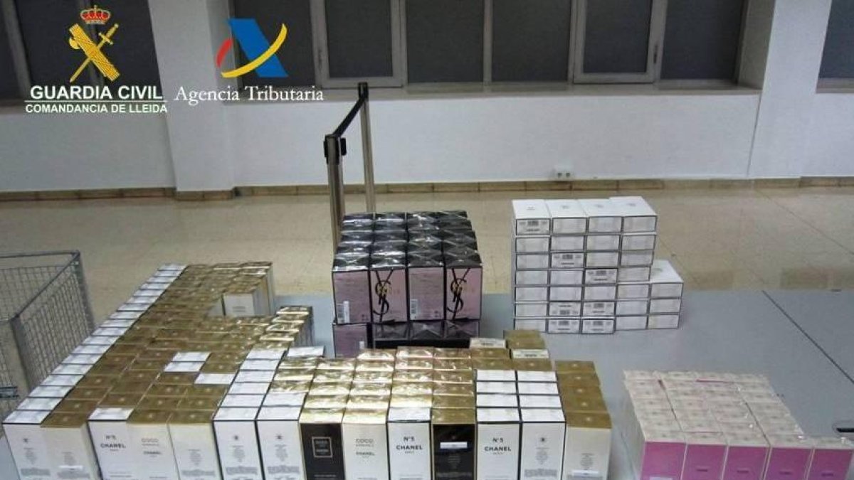 El gènere intervingut dimarts passat a la duana lleidatana.