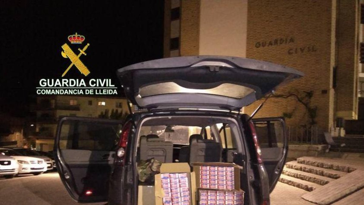 Intervienen 9.000 euros en tabaco de contrabando en Civis, en el Alt Urgell