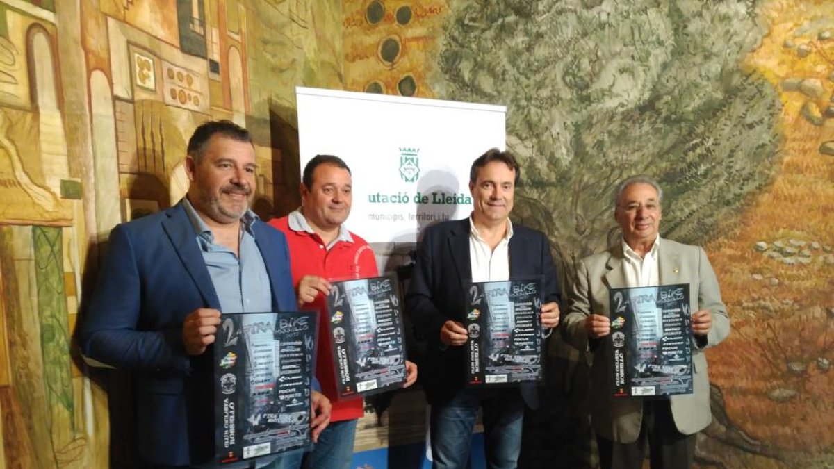 La presentación de Firabike ayer en la Diputación de Lleida.