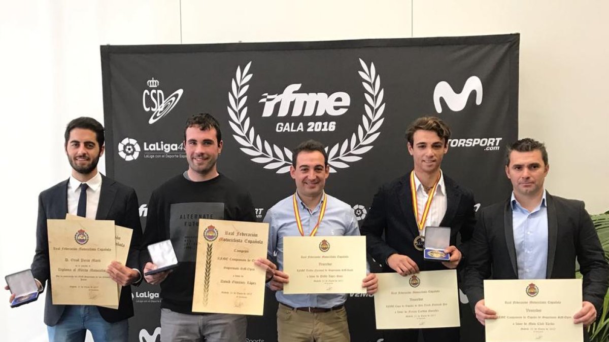 El Suzuki Grau, premiat a la Gala de la Federació Espanyola de motos