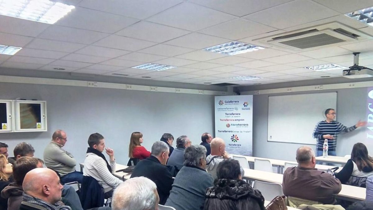 Un moment de la jornada celebrada aquest dijous a Torrefarrera.
