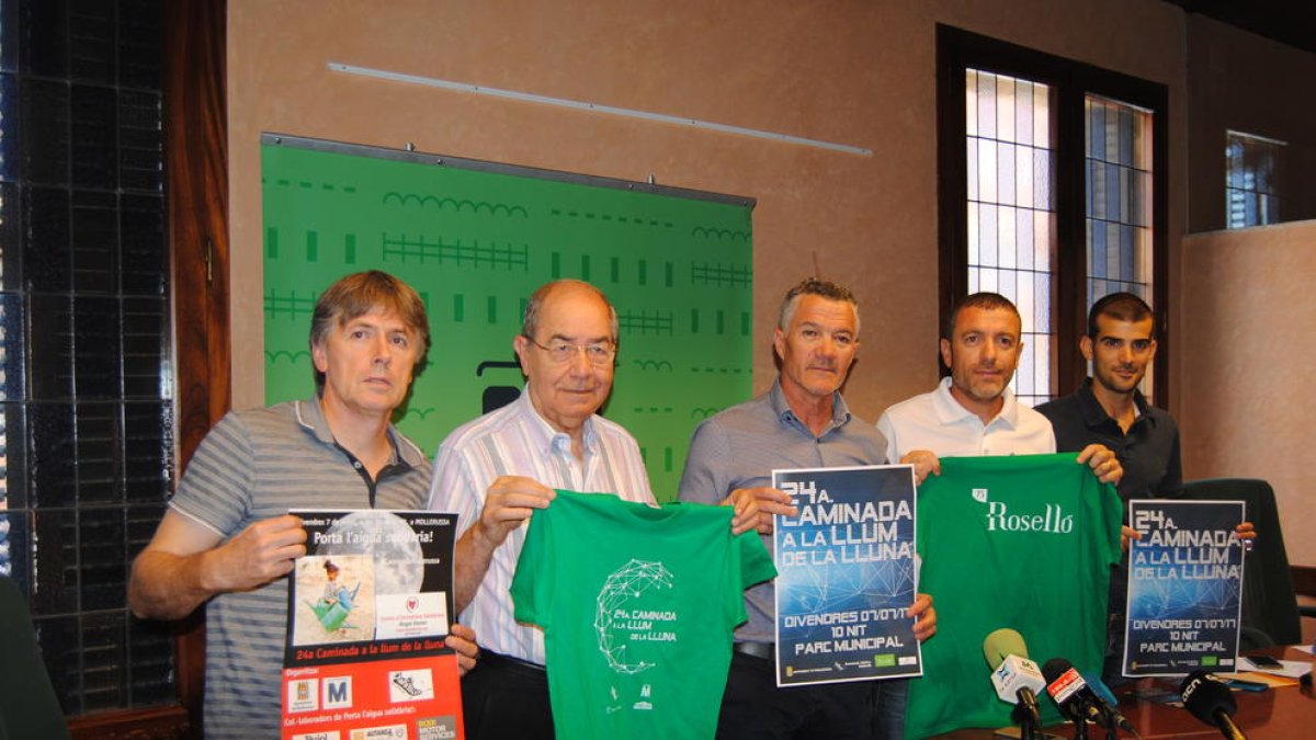 La caminada es va presentar a l’ajuntament de Mollerussa.