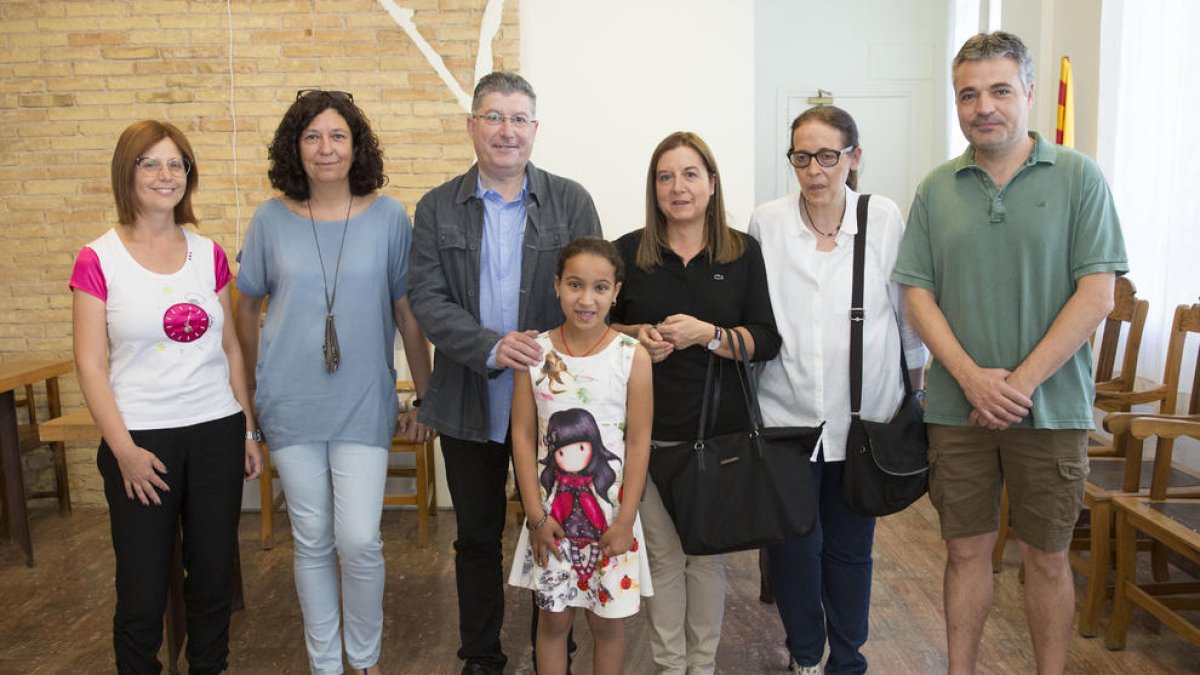 Yadida, que s’està a Ponts, va ser la primera nena del projecte a arribar.