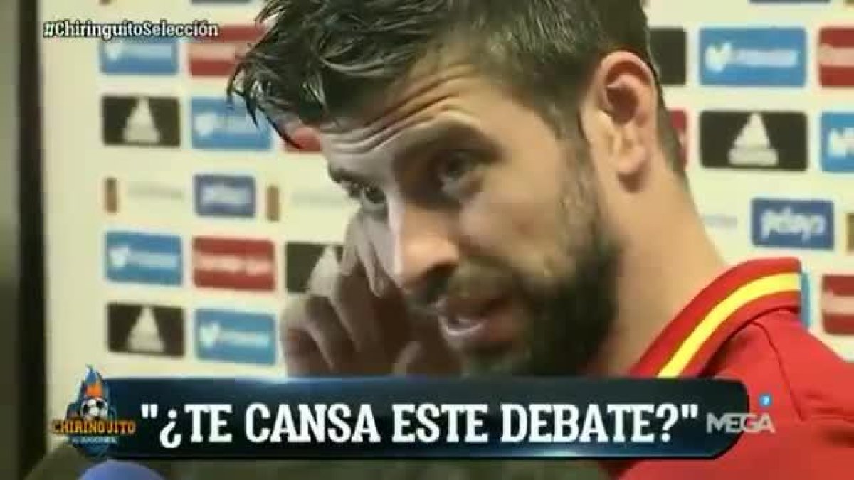 Piqué en mode cabreig.