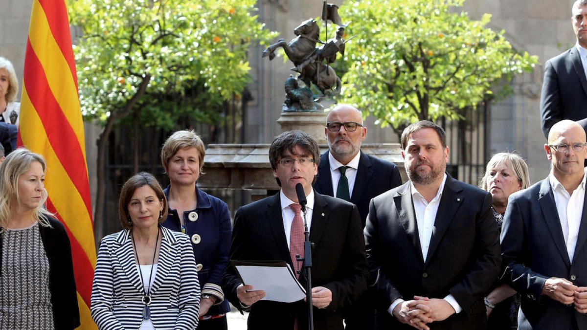 Funcionaris catalans demanen protecció a la CSIF després de l'anunci de Puigdemont