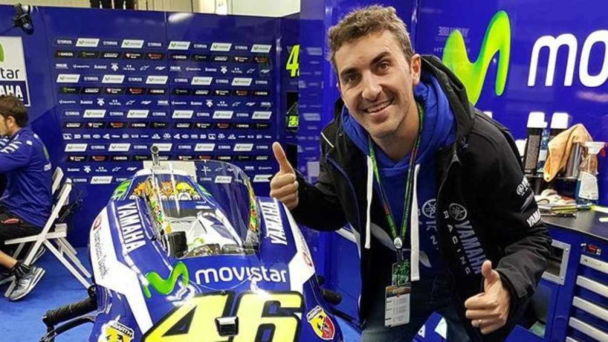 Enric Saurí participaba en la prueba de resistencia con el equipo Motos Gaspart.