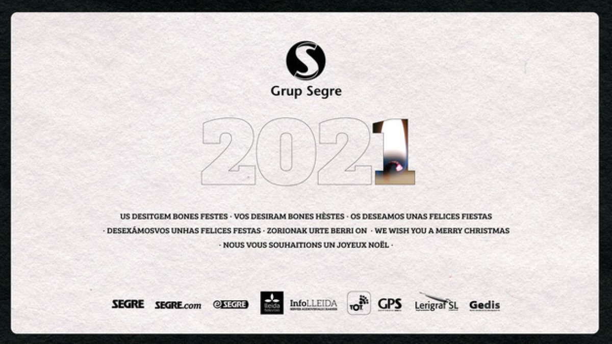Felitació Nadal Segre 2020