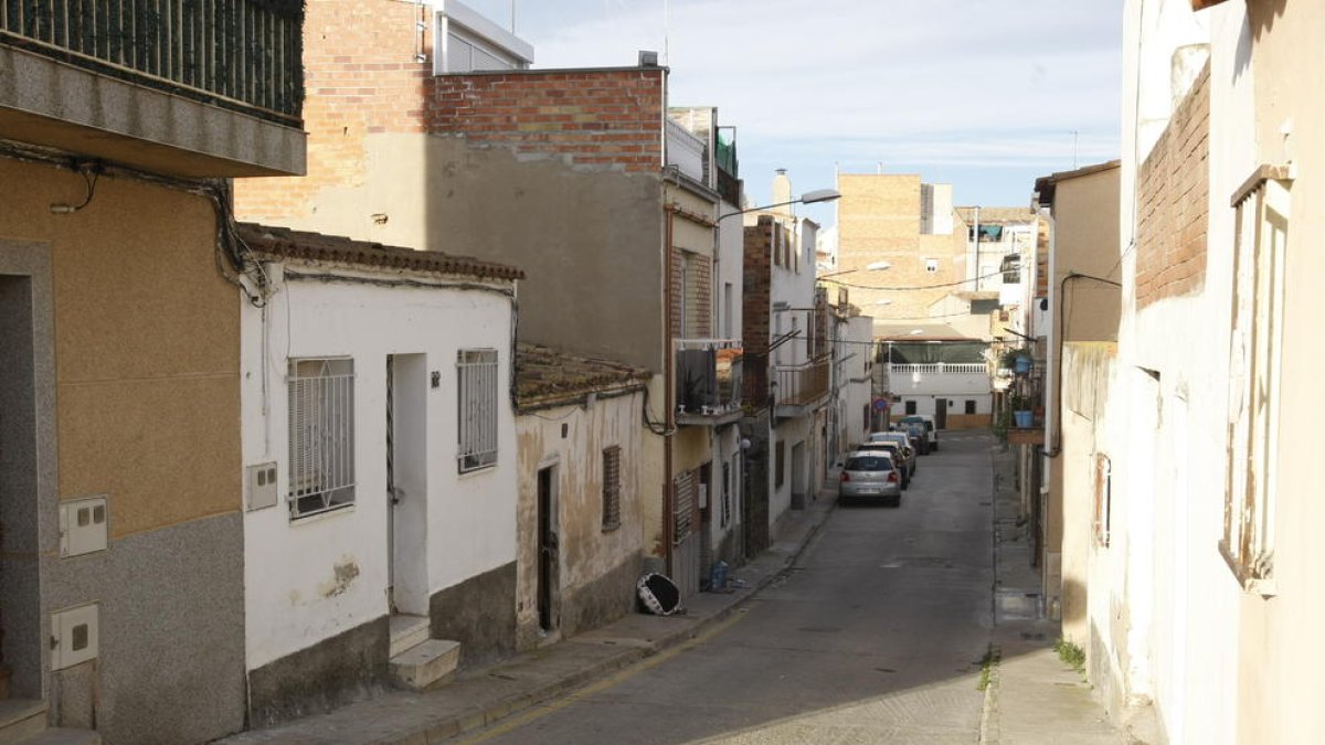 La calle Sant Francesc Xavier que la Paeria reformará en breve.