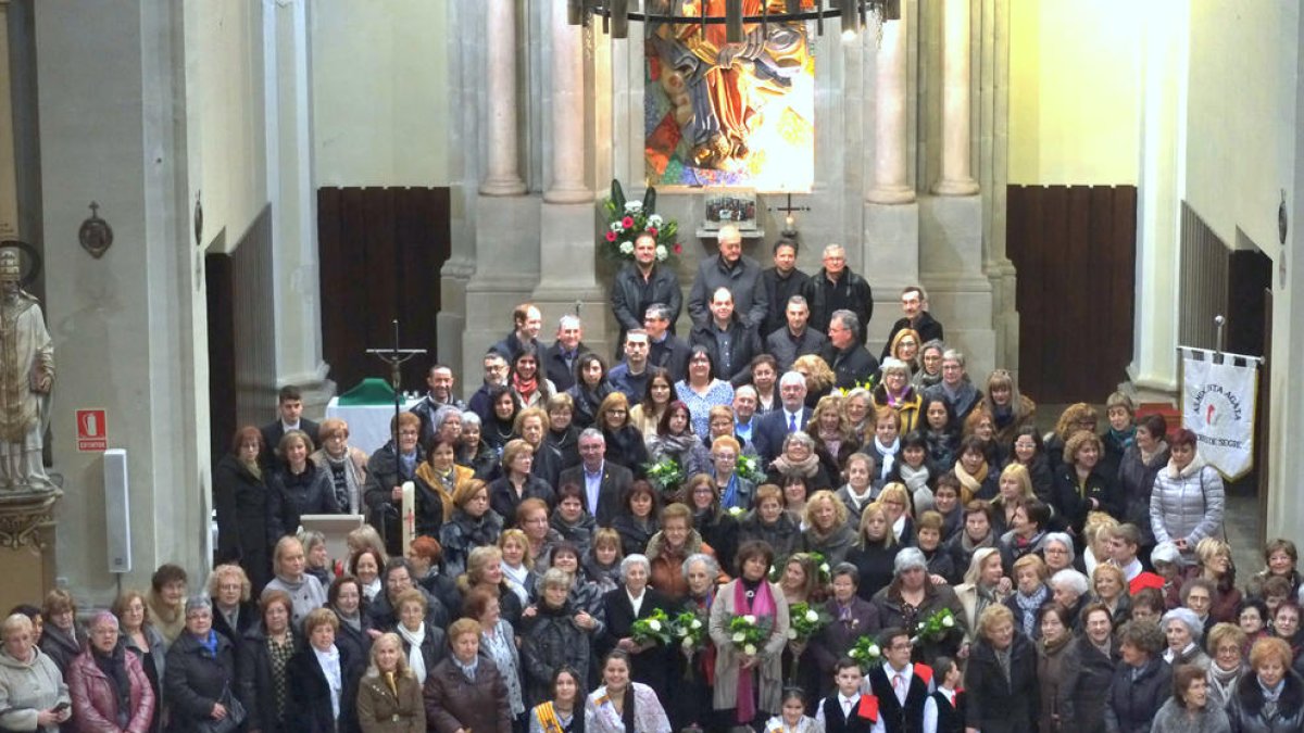 Imatge d’arxiu de la celebració de Santa Águeda a Claravalls.