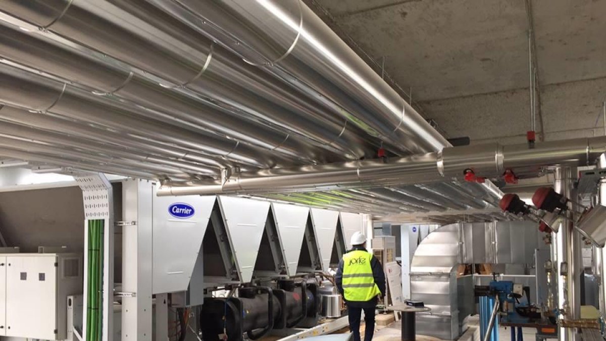 Instalaciones para el nuevo hospital de salud mental de Copa d’Or