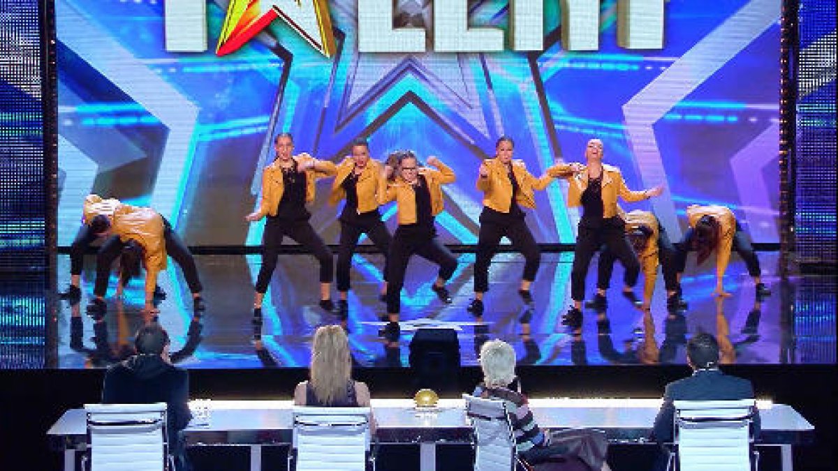 Un momento de la actuación del grupo leridano Flow Up en el programa ‘Got talent’ de Telecinco.