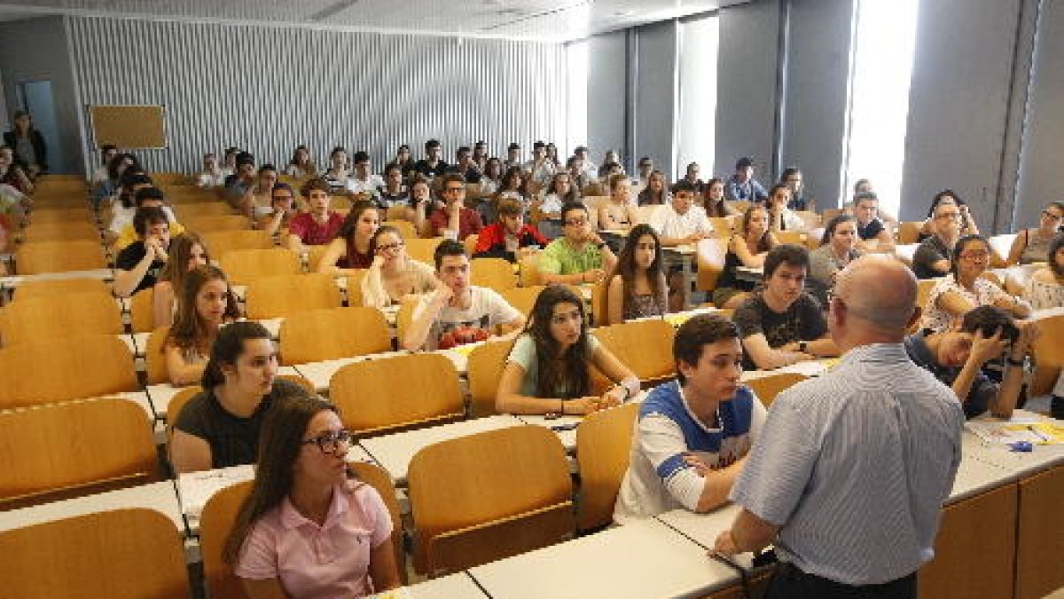 Alumnos que se enfrentaron a la selectividad en junio del año pasado.