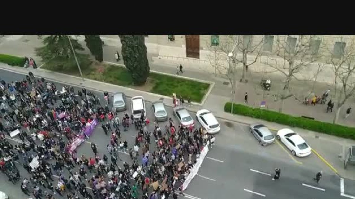 Manifestació del 8M a Lleida