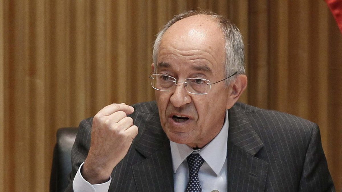 L’exgovernador del Banc d’Espanya, Miguel Ángel Fernández.