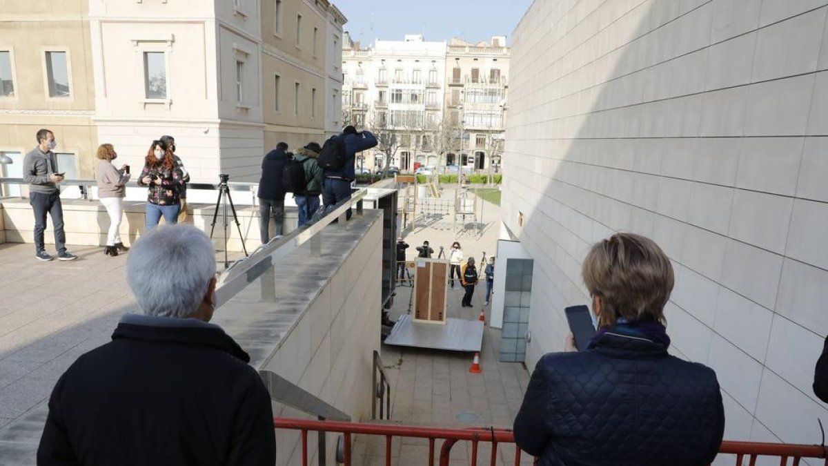 Surten del Museu de Lleida les últimes obres originàries de la Franja