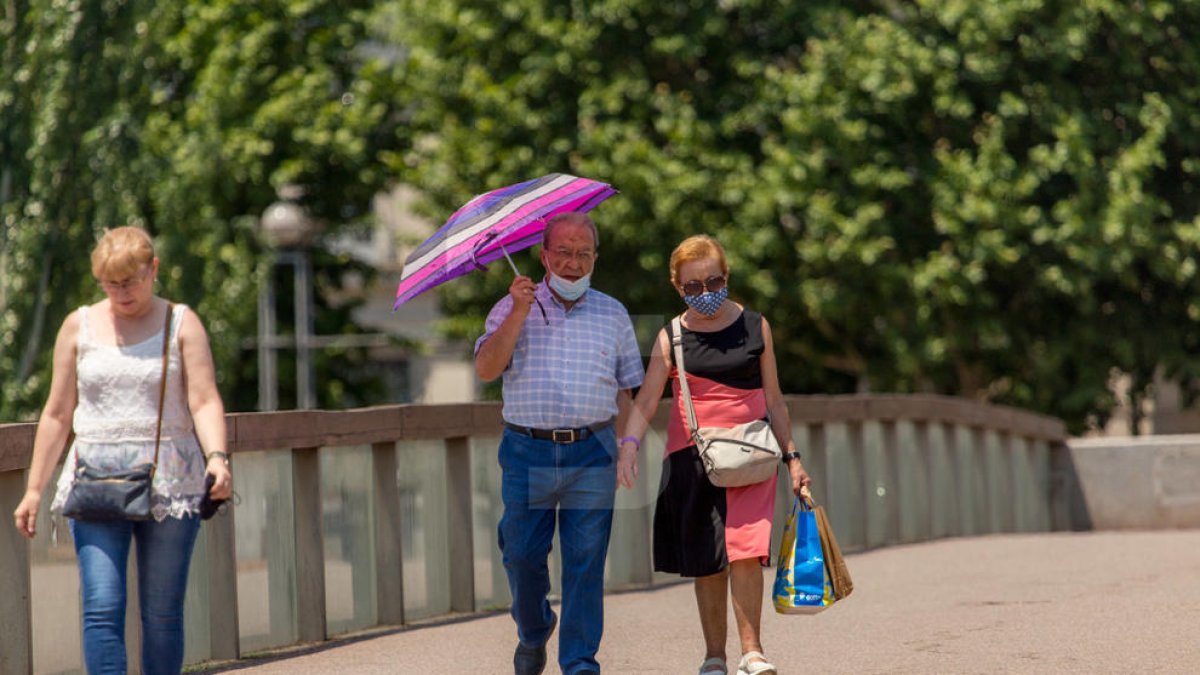 Retrats de la calor a Lleida