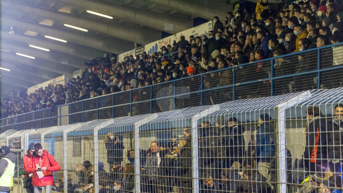 Ambient de gala al Mollerussa Getafe de la Copa del Rei