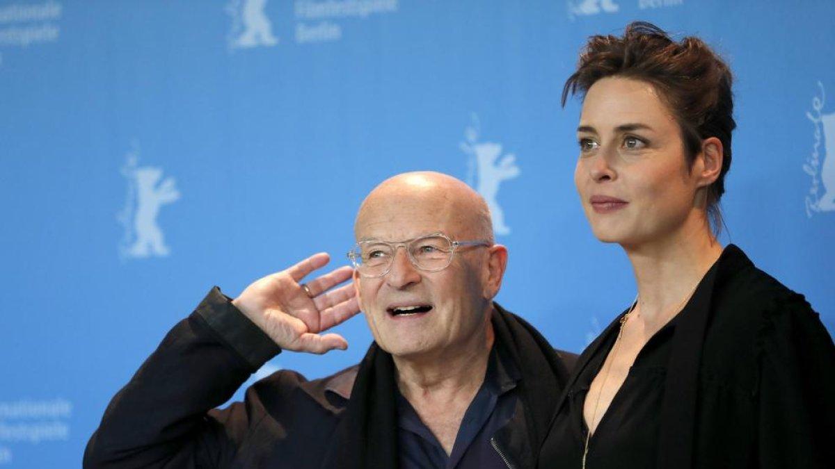 El director Volker Schloendorff y la actriz alemana Susanne Wolff.