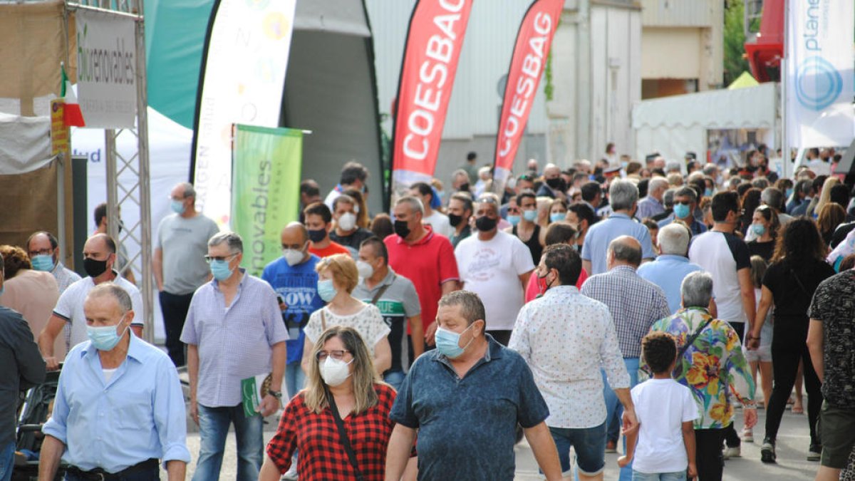Una imagen de la edición 2021 de la Feria de Sant Josep de Mollerussa.