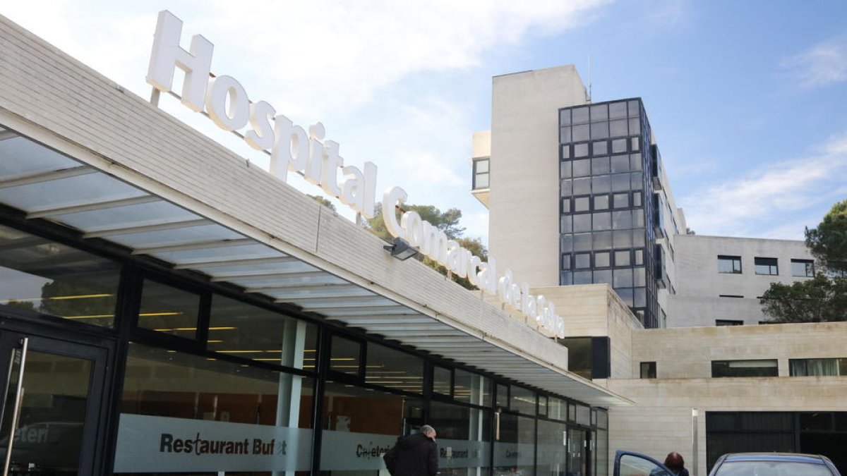 Imatge de l’exterior de les instal·lacions de l’hospital de Blanes.