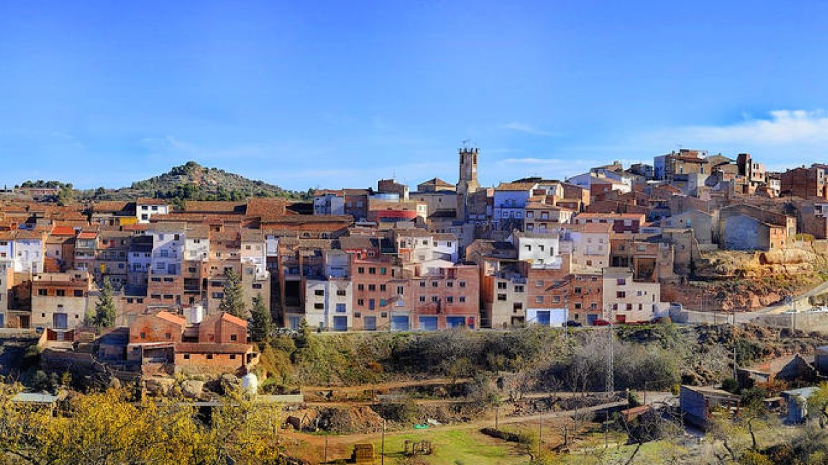 Vista panoràmica de Juncosa de les Garrigues.