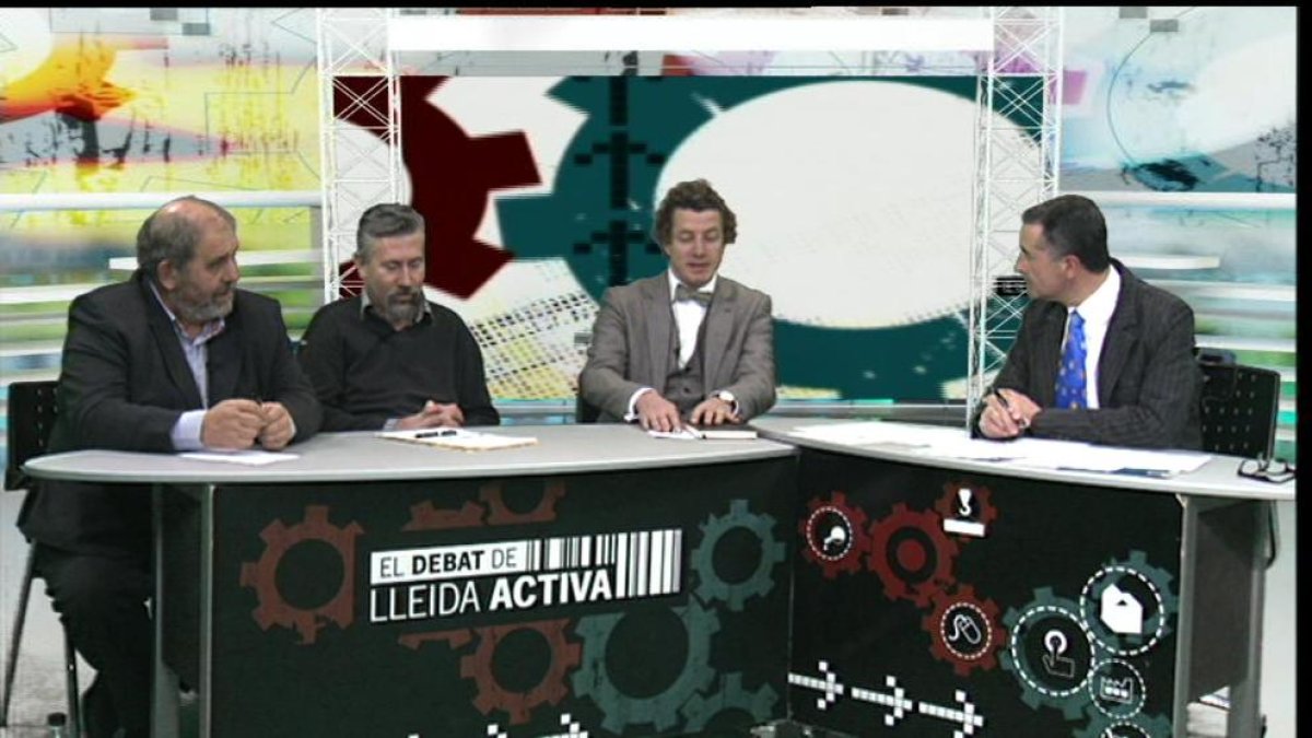 Un momento del programa de Lleida Televisió.