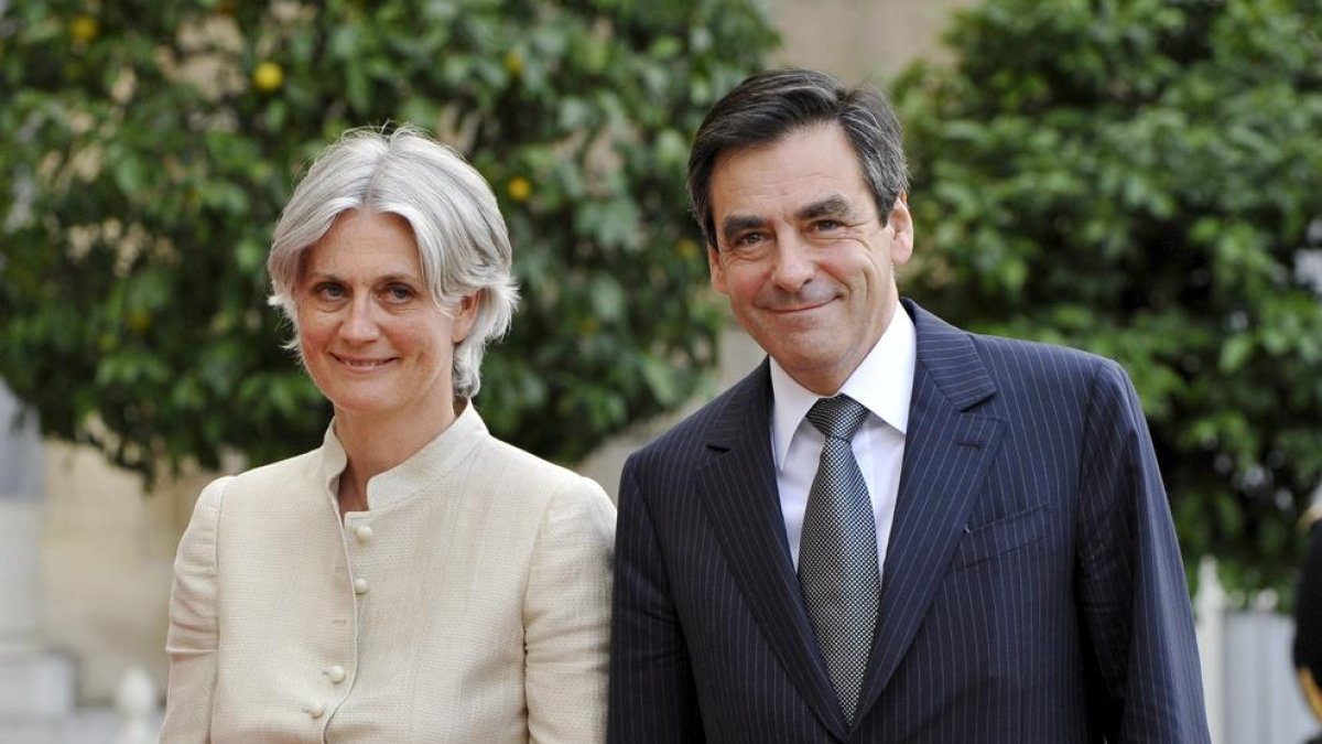 François Fillon y su mujer en una fotografía de 2008.
