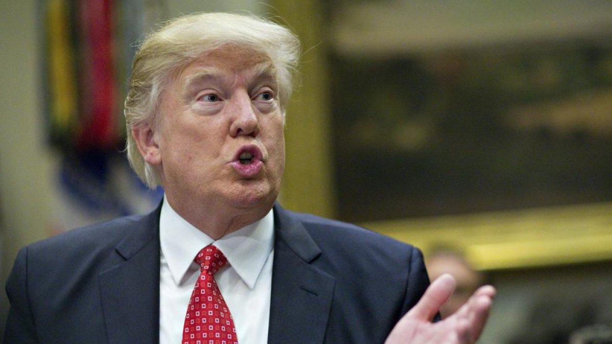 Imatge del president dels EUA, Donald Trump, que va assumir el càrrec el passat 20 de gener.