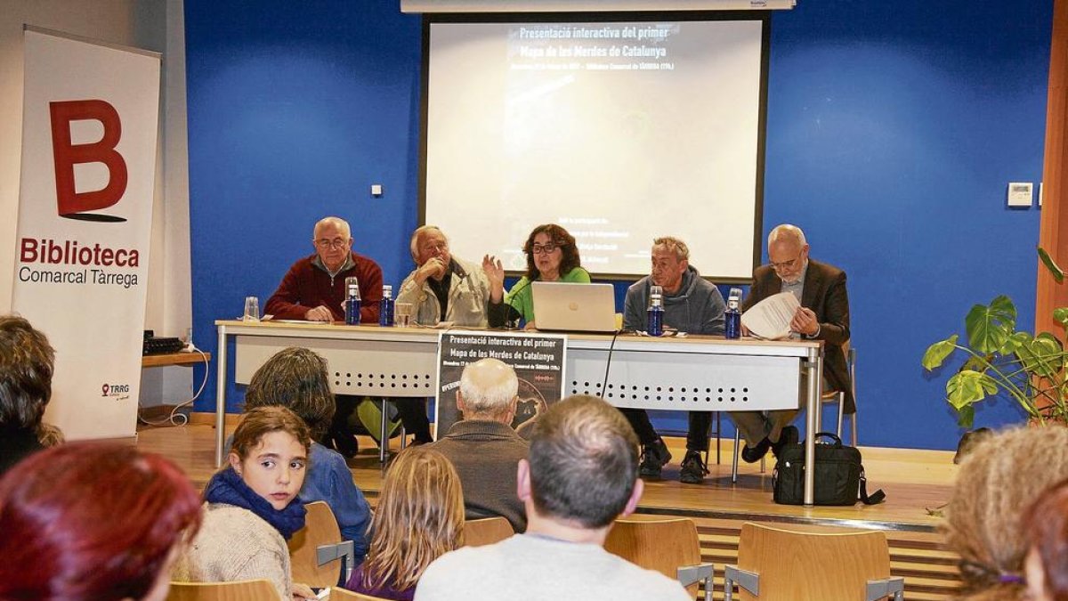 Presentación en Tàrrega del primer mapa de conflictos ambientales de Catalunya el viernes.
