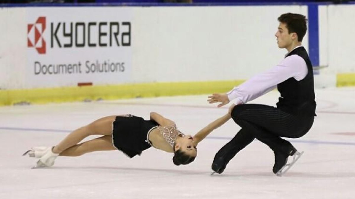 Tòn Cónsul y Alexanne Bouillon durante su actuación en el Bavarian Open de Alemania.