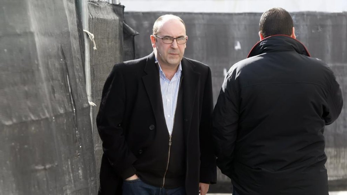 Josep Maria Fabregat, en febrero de 2015 a la salida del juicio.