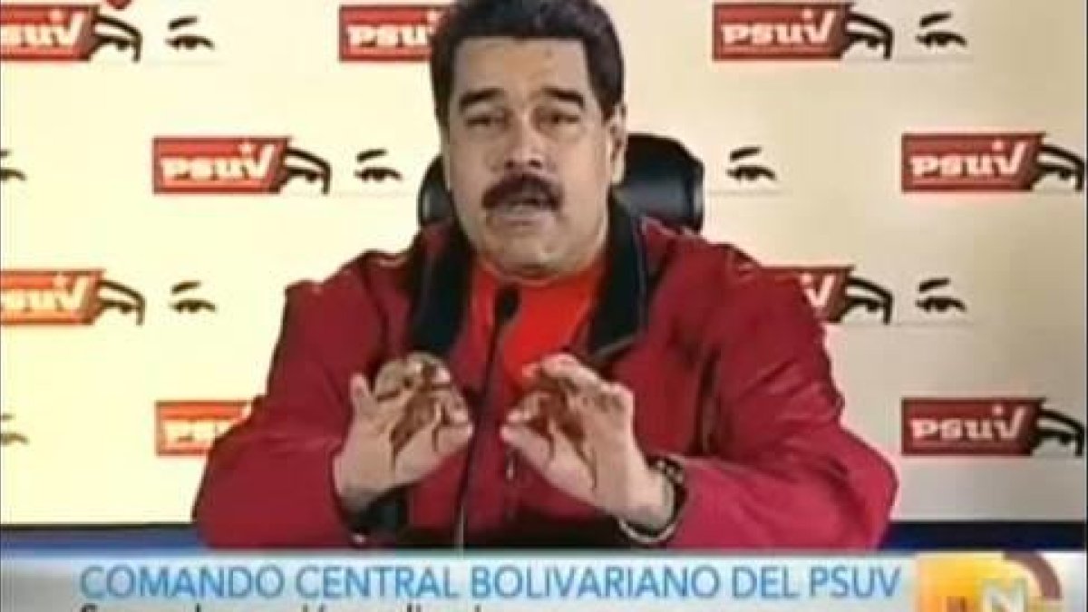 Maduro elogiando a ‘Zapeando’.