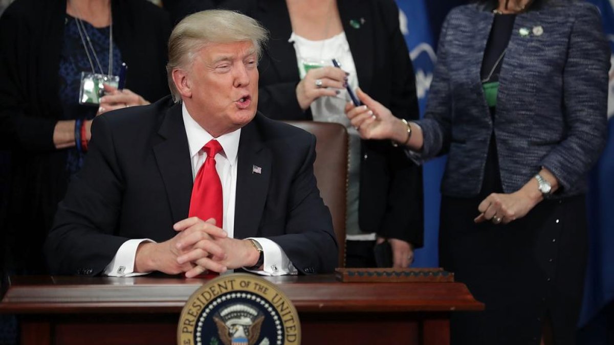 Imagen del presidente estadounidense, Donald J. Trump.