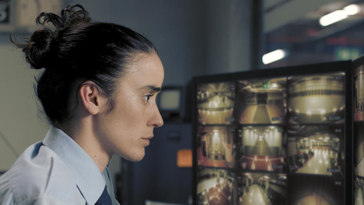 La actriz Lali Ayguadé, protagonista del corto ‘Timecode’.