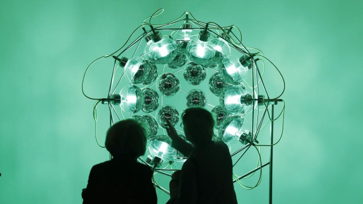 L’obra ‘Global cooling lamp’ d’Olafur Eliasson, a ARCO.
