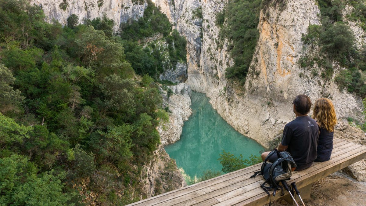 Imagen de una de las zonas de este enclave natural de Mont-rebei.