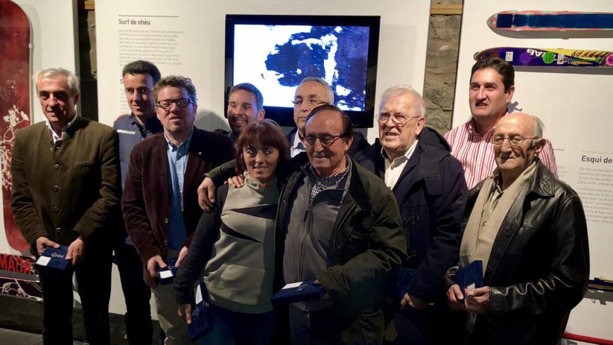 El COE homenajea en Vielha a los araneses que han sido olímpicos
