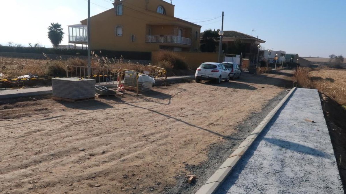 Las obras acabarán durante el mes de enero.